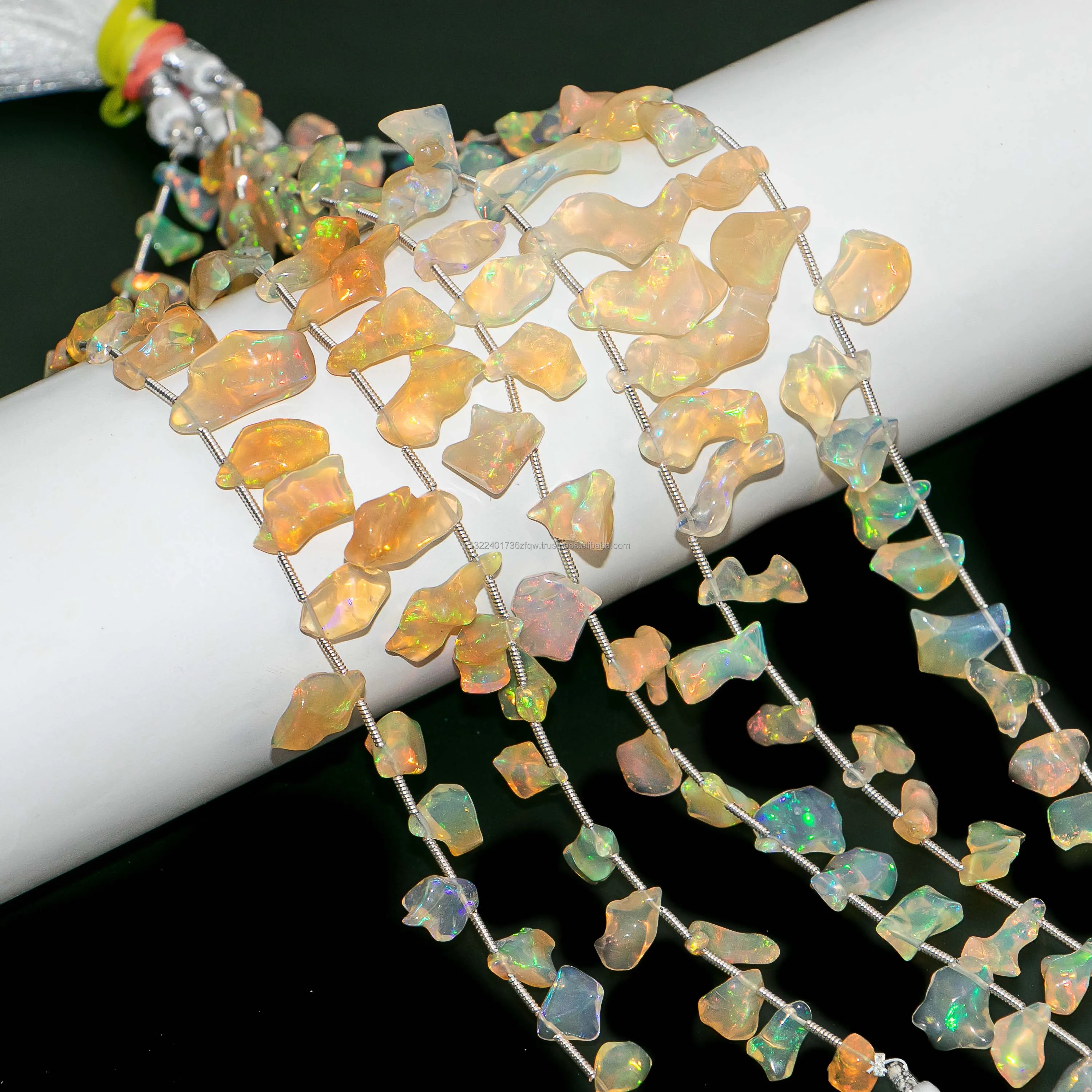 Необычные эфиопские опалы необычной формы бусины-nuggets опал неровной драгоценные бусины