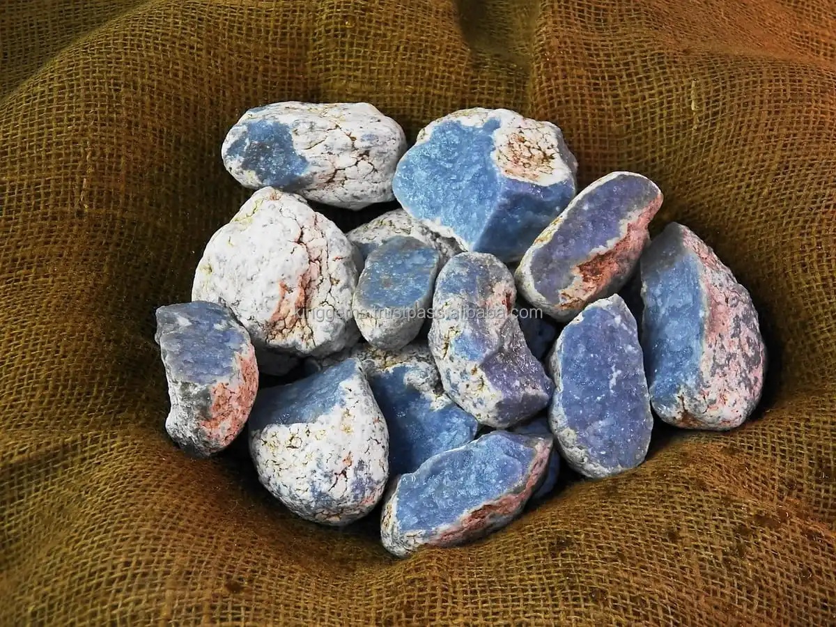 BEST SELLING WHOLESALE NATURAL CRYSTAL ANGLITE ROUGH STONE FOR REIKI HEALING STONE MEDITATION ANGLITE RAW TUMBLED STONE