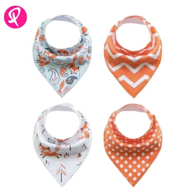 Baby Bandana bibs with soft and smooth fabric