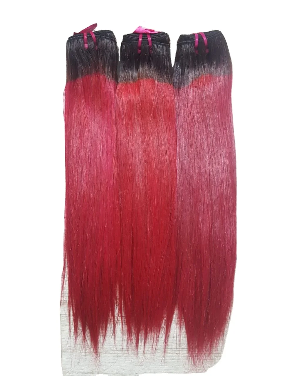 Оптовая продажа человеческие волосы KingRawHair двойного плетения прямые с эффектом омбре вьетнамские 100%