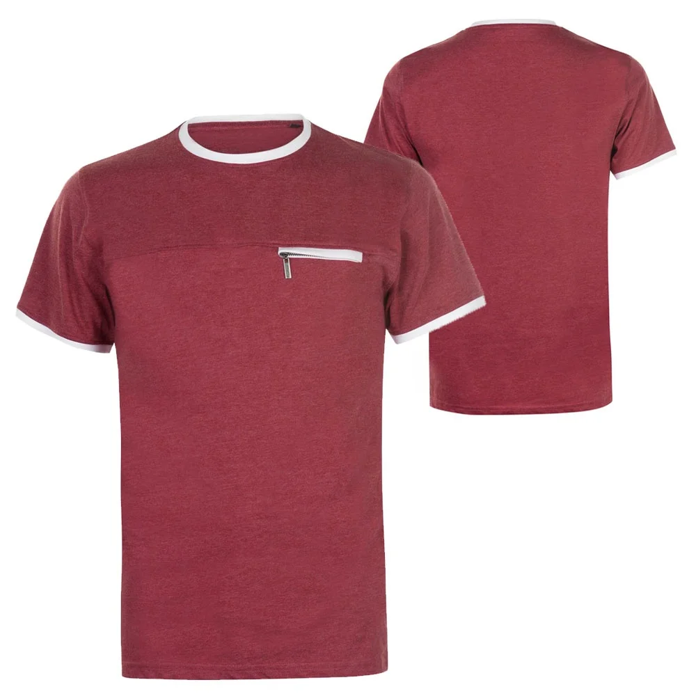Wholesale 100% Cotton Plain Blank Burgundy T Shirt | Blank Maroon Dark Red T Shirt For Custom Logo Label Embroidered Printing