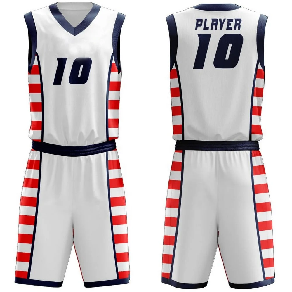 Best design men sublimated basketball uniforms made by Benefit Enterprises