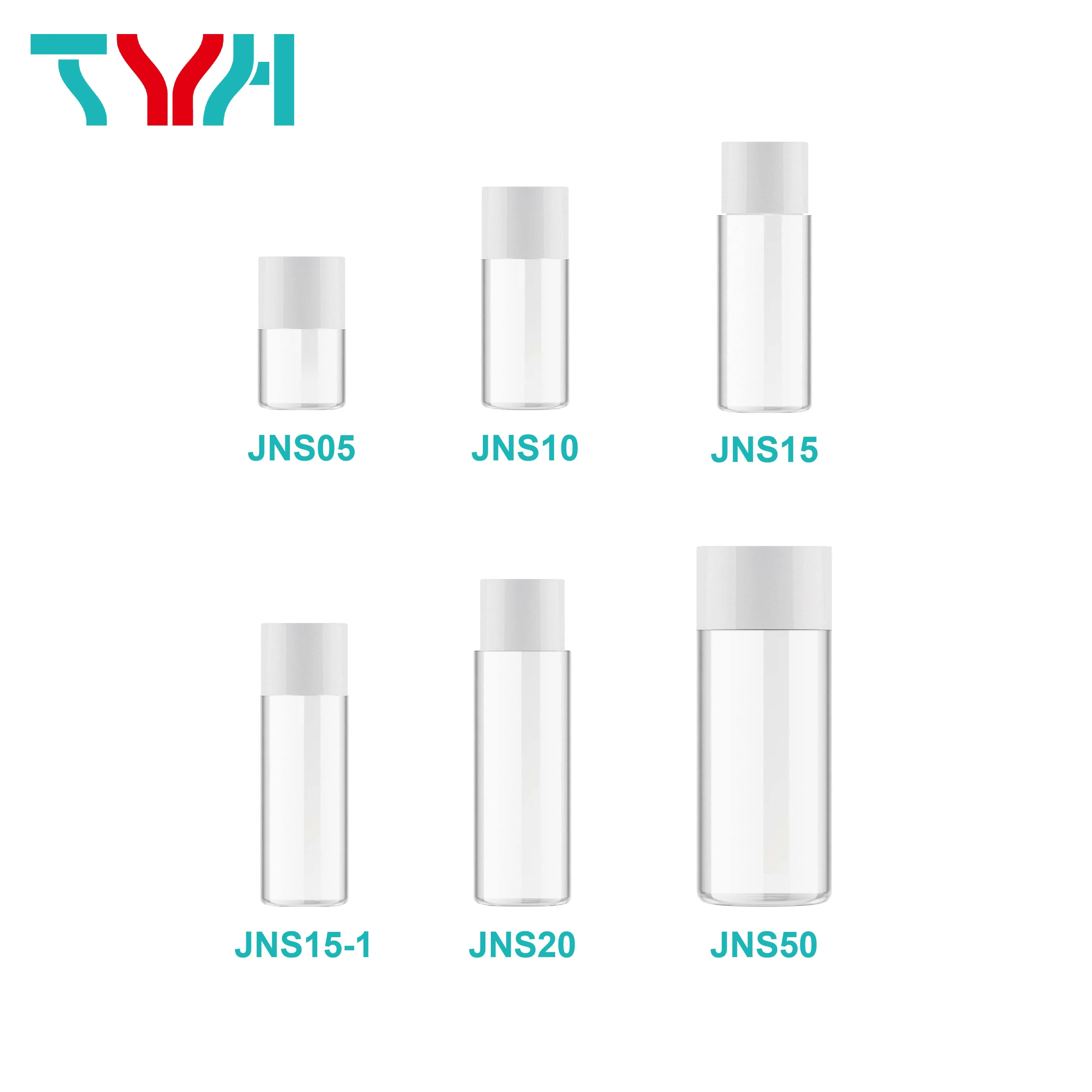 5ml-250ml PETG Cylindrical Round Plastic Bottle with Inner Plug and PP Cap (JNS Series)