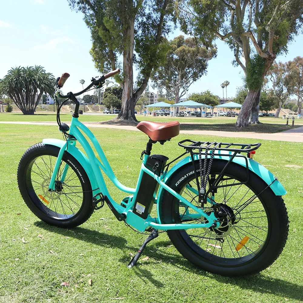 China Wholesale Price Step-Thru E Bike 26 inch Beach Cruiser High Speed Electric Sports Bike electric hybrid bike 1000 w