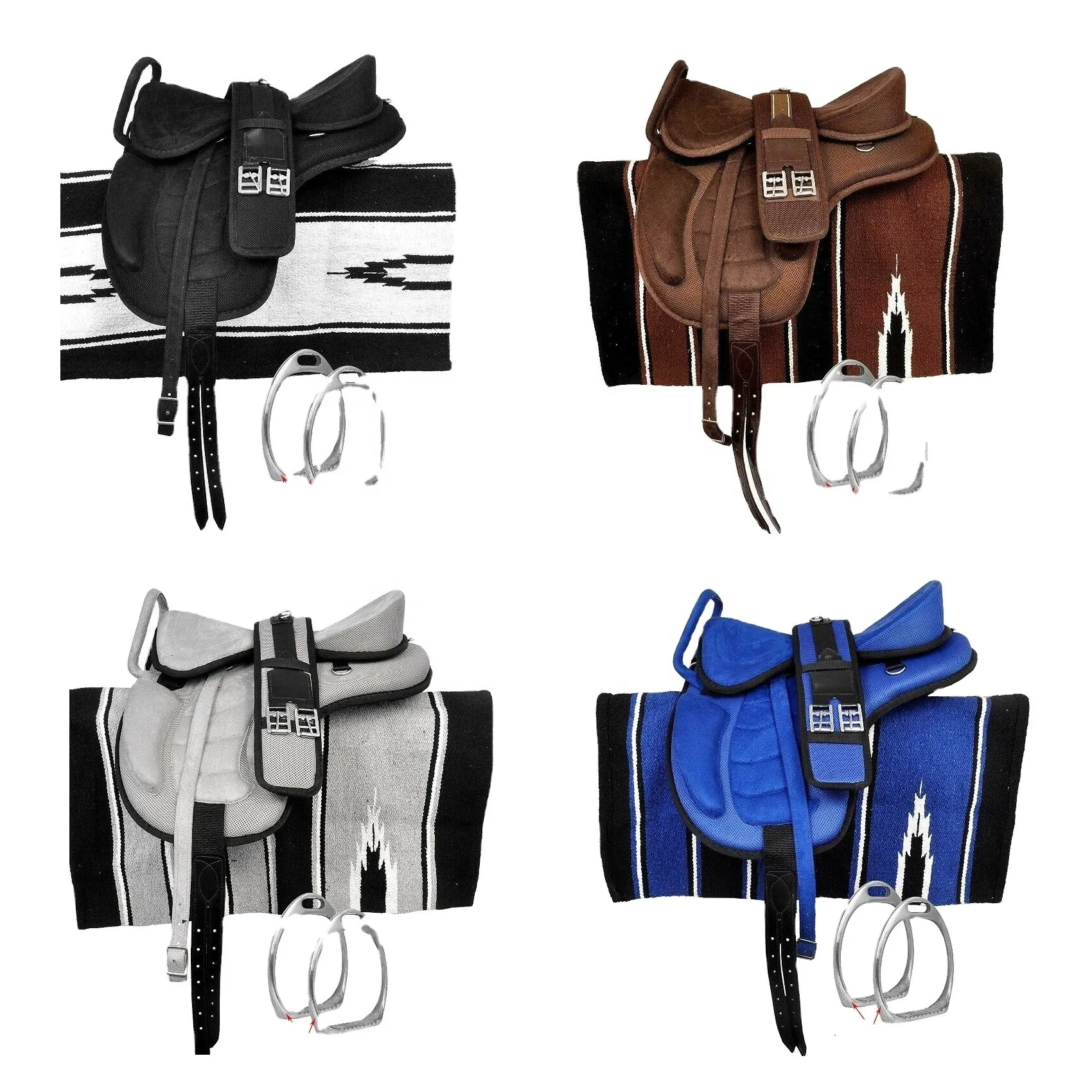 Horse saddle Comfortable & Durable Freemax Synthetic Horse Riding Saddle