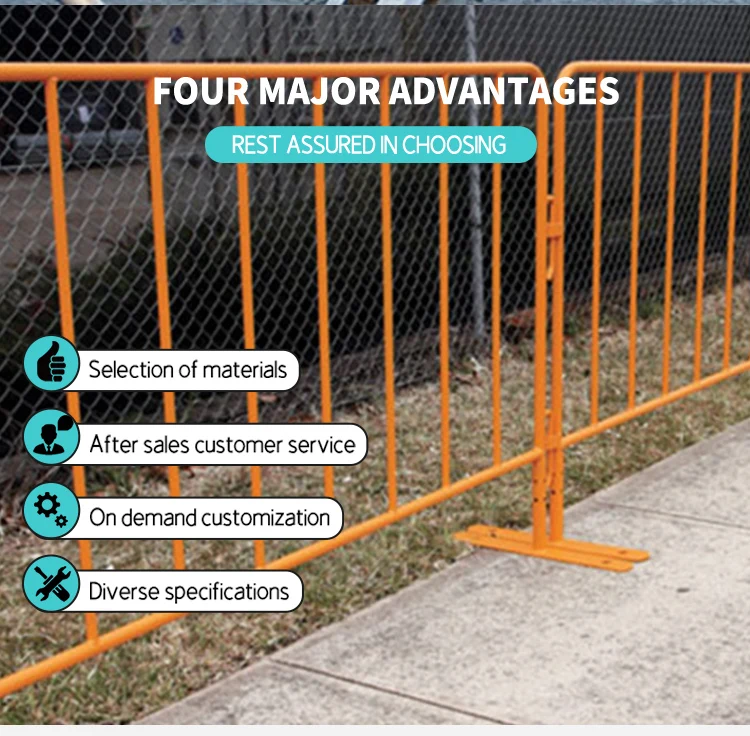 French barrier removable road crowd control barricades for sale mills barriers price