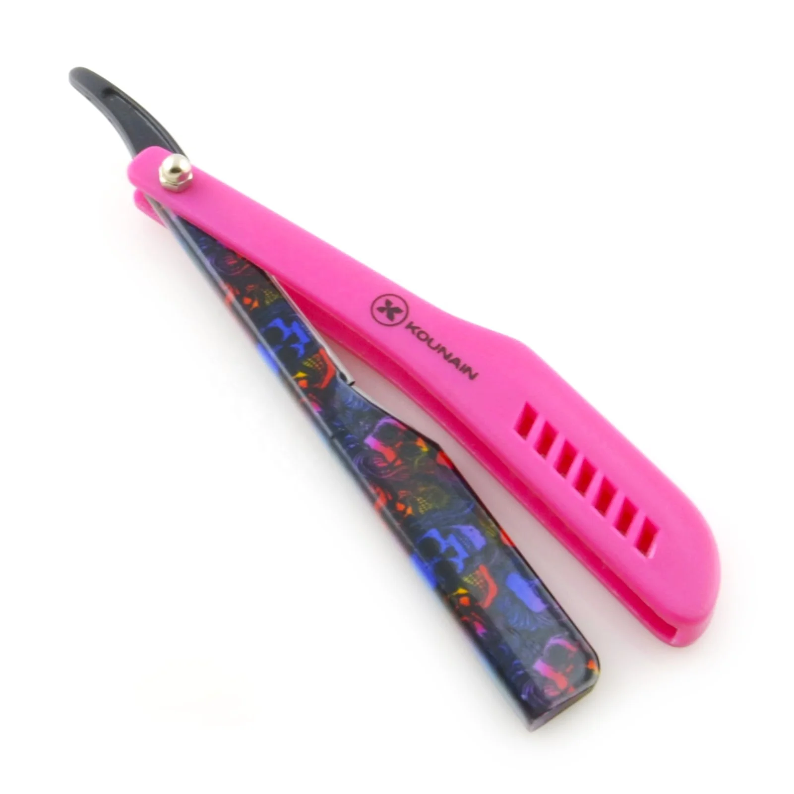 Kounain Professional Barber Folding Straight Edge Razor Shavette Manual Razor Hairdressing Haircut Bread Mustache Shavers salons