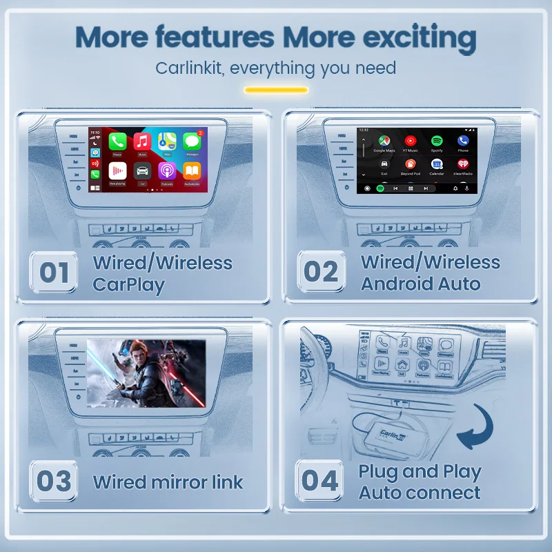 Carlink Cpc200 Ccpa Android Auto System Wired To Wireless Carplay Usb Dongle Ai Box Adapter Car Play Android Box For Cars