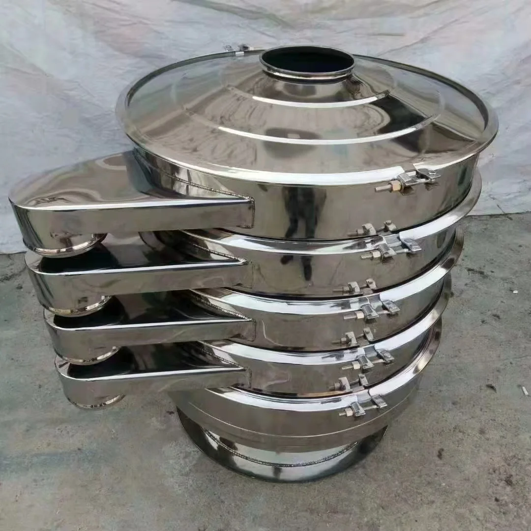 Stainless steel Automatic Flour Vibrating sieve Circular screen vibrating screen for food chemical powder
