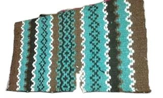New Zealand Woollen Saddle Blanket High Quality Pure Wool Hand Weave Saddle Pad Assorted Designs
