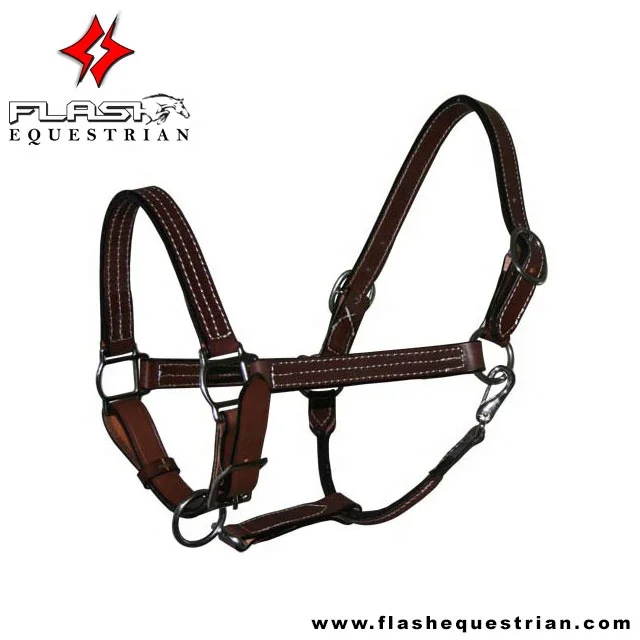 Сделанные на заказ холтеры из коричневой кожи для лошадей Западная лошадь удобная Анатомия