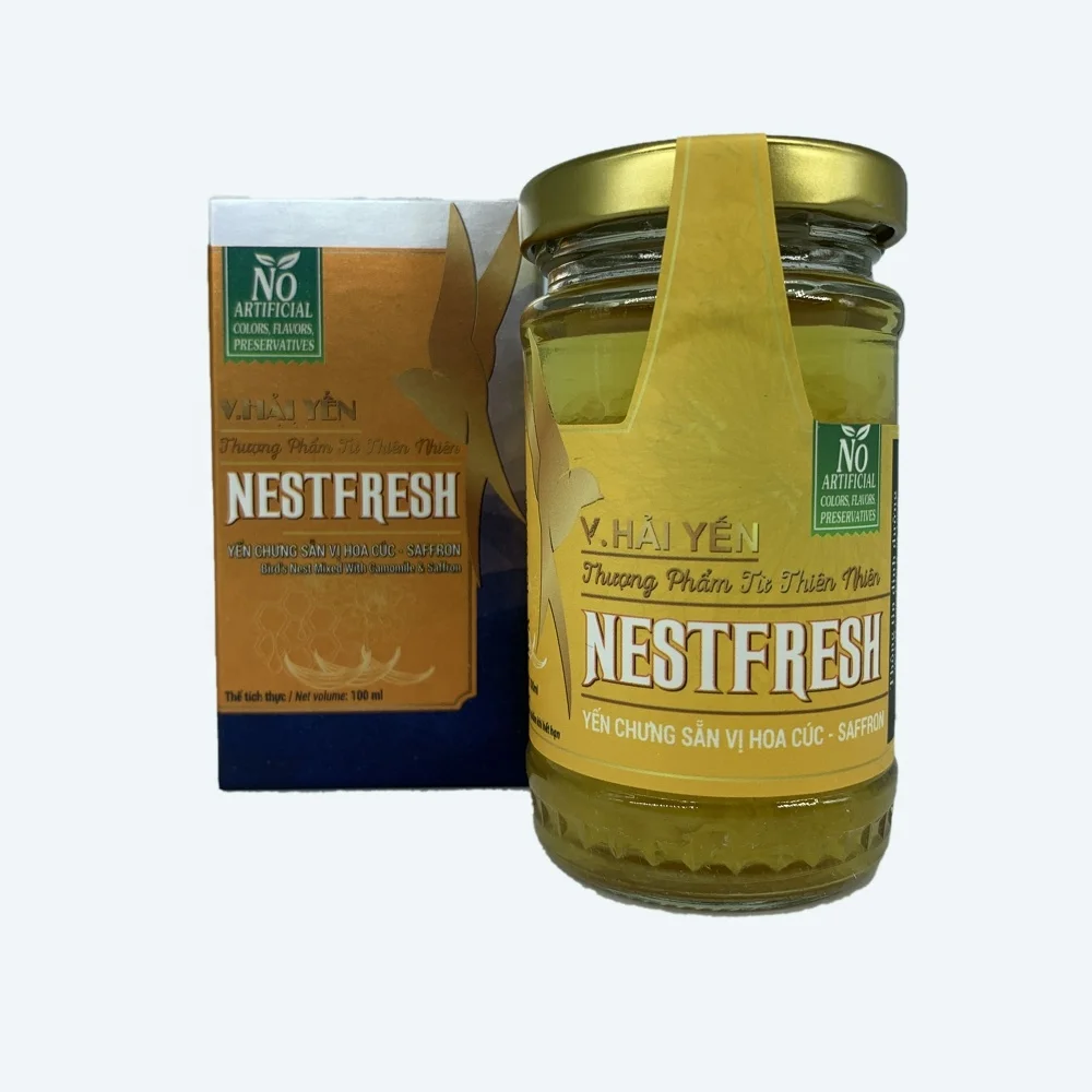 Птичье гнездо NESTFRESH, смешанное с ромашкой и шафраном