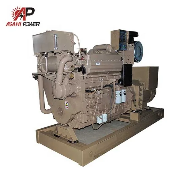 Prime 400 kVA 320 kW KTA19-D(M) Marine Diesel Generator for Cummins