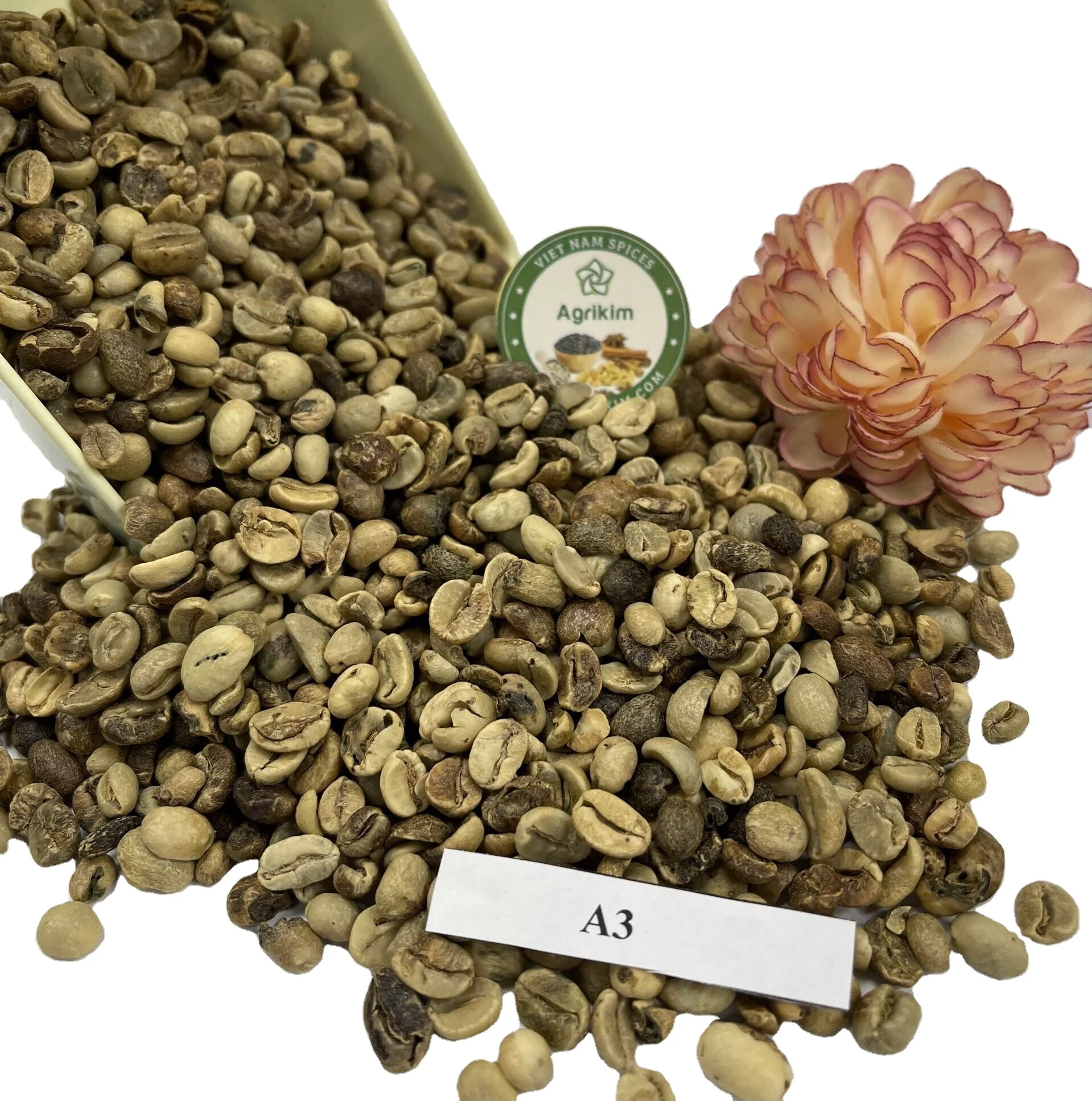 Все сорты арабики зеленые кофейные зерна Вьетнам высокое качество Самая низкая цена whatsapp + 84 326055616