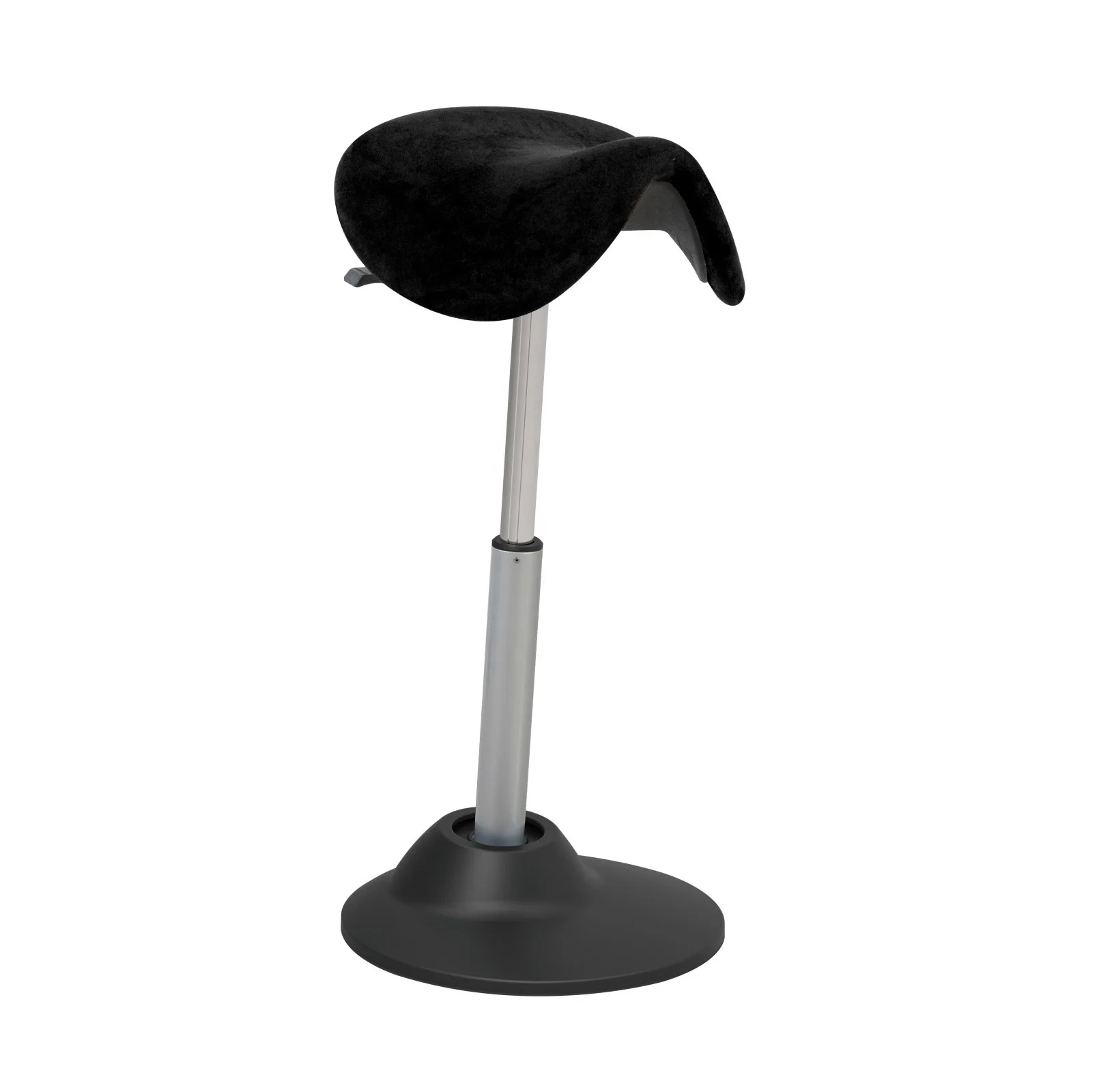 Taiwan factory supply saddle stool height adjustable sit stand stool work stool