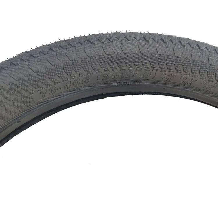 new   20x3.0 20*3.0 tyre Made in china black abrasion resistant bicycle tire