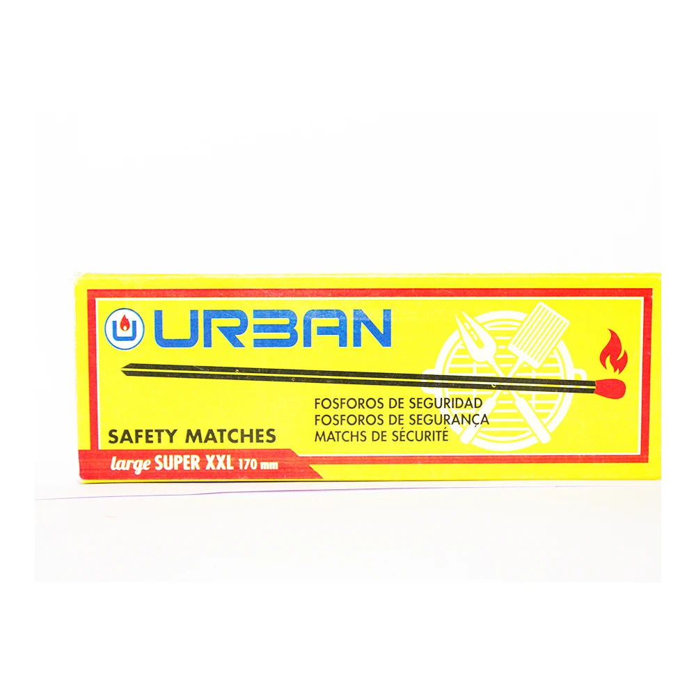 Premium quality custom printing paper matches box packaging with barbeque safety matches at cheapest price from India