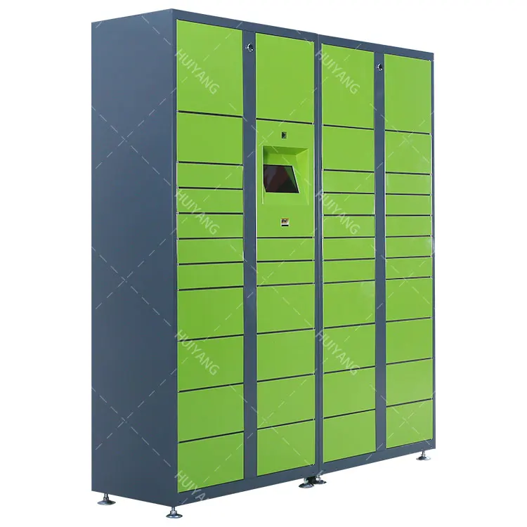 Steel Smart Fingerprint Lock Lockers Luggage Storage Electronic Supermarket Metal Cabinet with coin pin system facial function