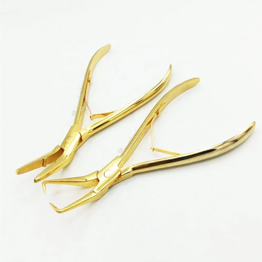 Инструменты для наращивания волос с пользовательским логотипом профессиональные плоскогубцы Microlink лента из нержавеющей стали в комплекте