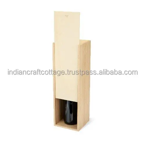 Three Bottle Pine Wood Box / wooden Pine Bottle Box 3 Bottle / Luxury Wooden Box for wine gift Packing 3 bottle