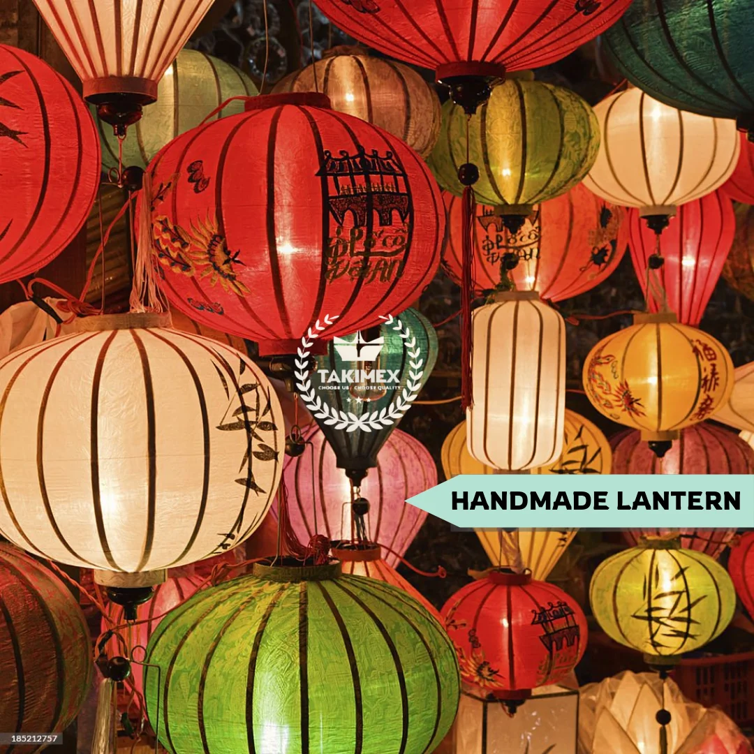 Top supplier Lantern silk bambo handicraft manufacturer Vietnam For decoration restaurant good price for sale