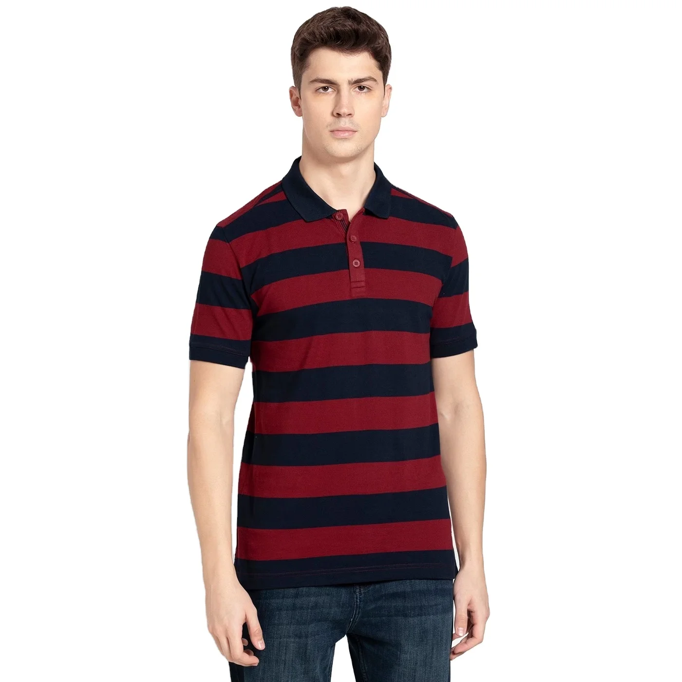 High Quality Wholesale Pique Cotton Polo Shirt Unisex Slim Fit Casual Style with Custom Logo for Men and Women