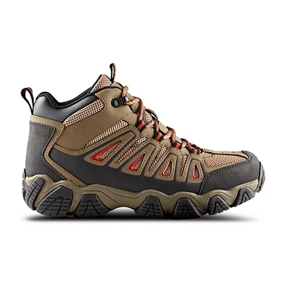 Mens Climbing Mountain Boots Outdoor Waterproof Anti-Slip Trekking Mountaineer Shoes Man Hiking Shoe