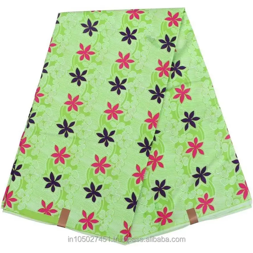 Hot Selling Ankara Cotton Fabric African Wax Print and Indonesian Batik Wholesale Stock Lot High Quality Textile Fabric