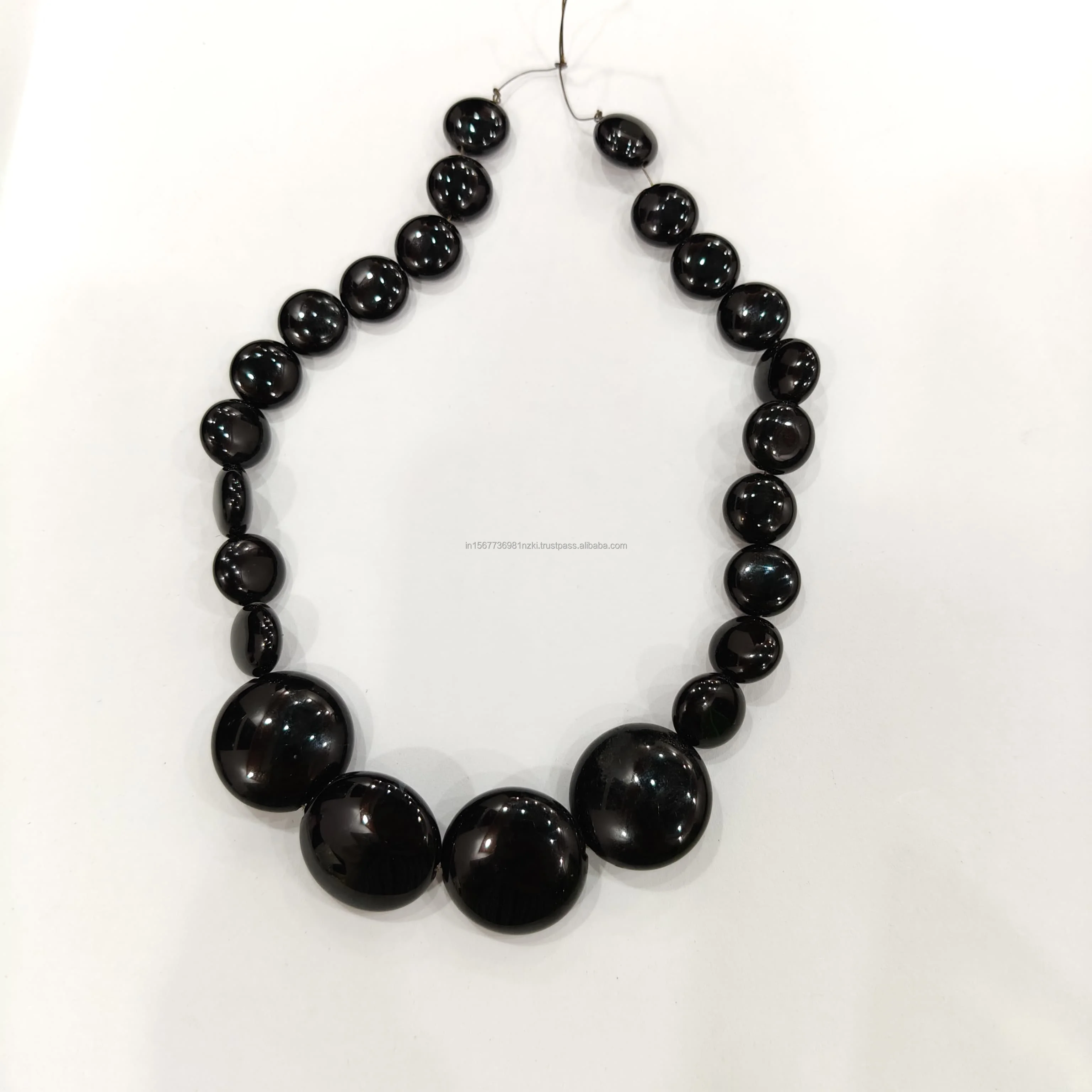 Good Quality Best Selling Matt Finish Natural Loose Beads Gemstone Black Onyx Matt  Beads Manufacturer Hand Made Making Jewelry