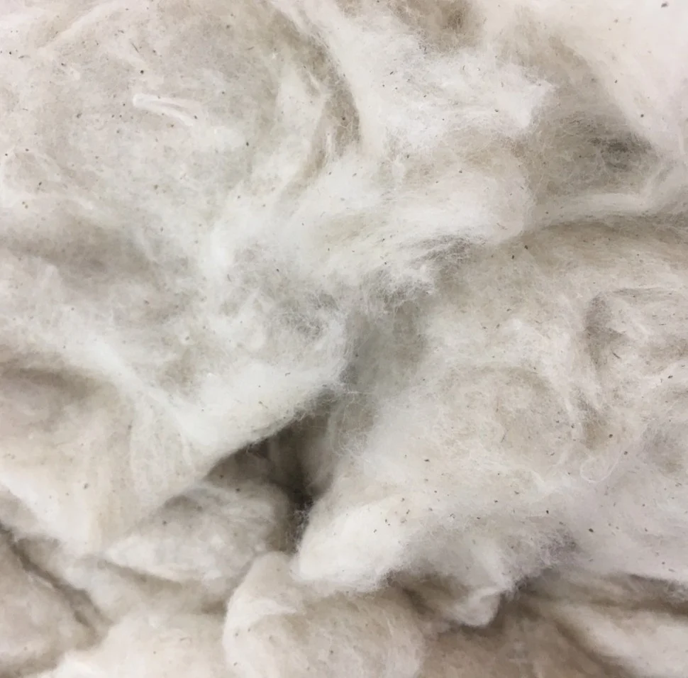 Card fly cotton waste recycling cotton fiber waste lickerin in bales _ Ms. Azura