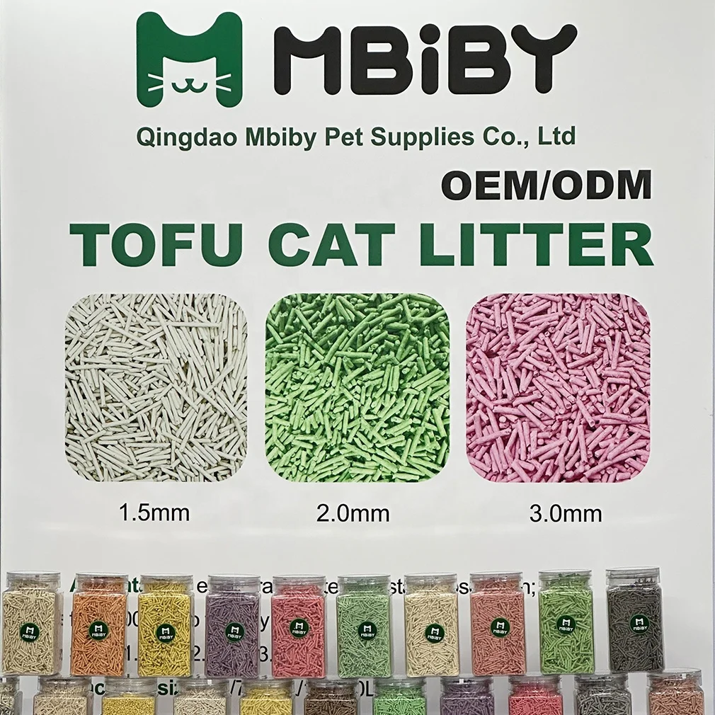 Bulk Cat Litter Wholesale Catlitter Kitty Sand Low Tracking Biodegradable Strong Clumping Flushable Tofu Cat Litter
