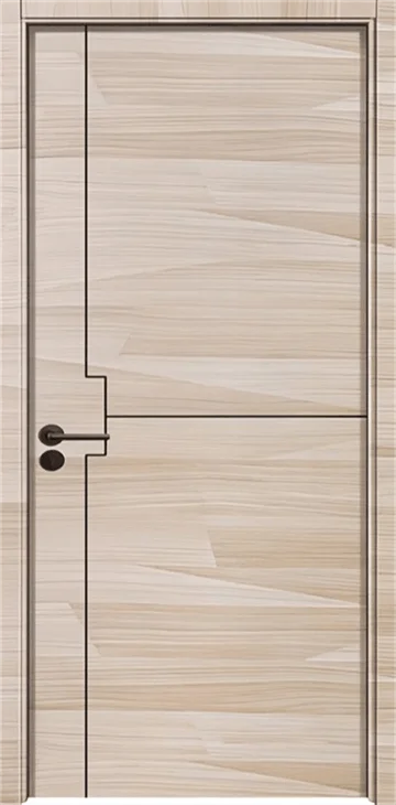 New design WPC wood plastic environmental protection material bedroom door waterproof and termite-proof