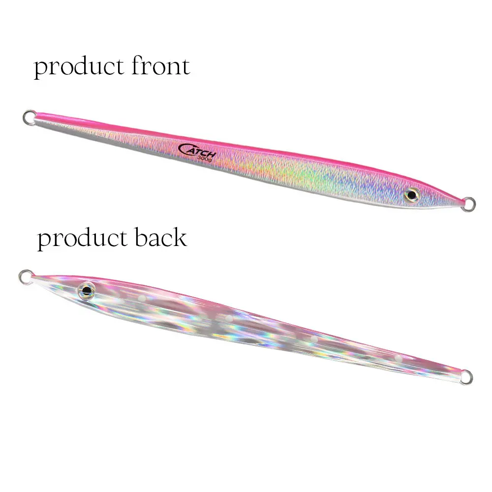 80g 100g 150g 200g 300g 350g Saltwater Fishing Fast Vertical Sinking Jig Lure Deep Sea Glow Metal Jigs