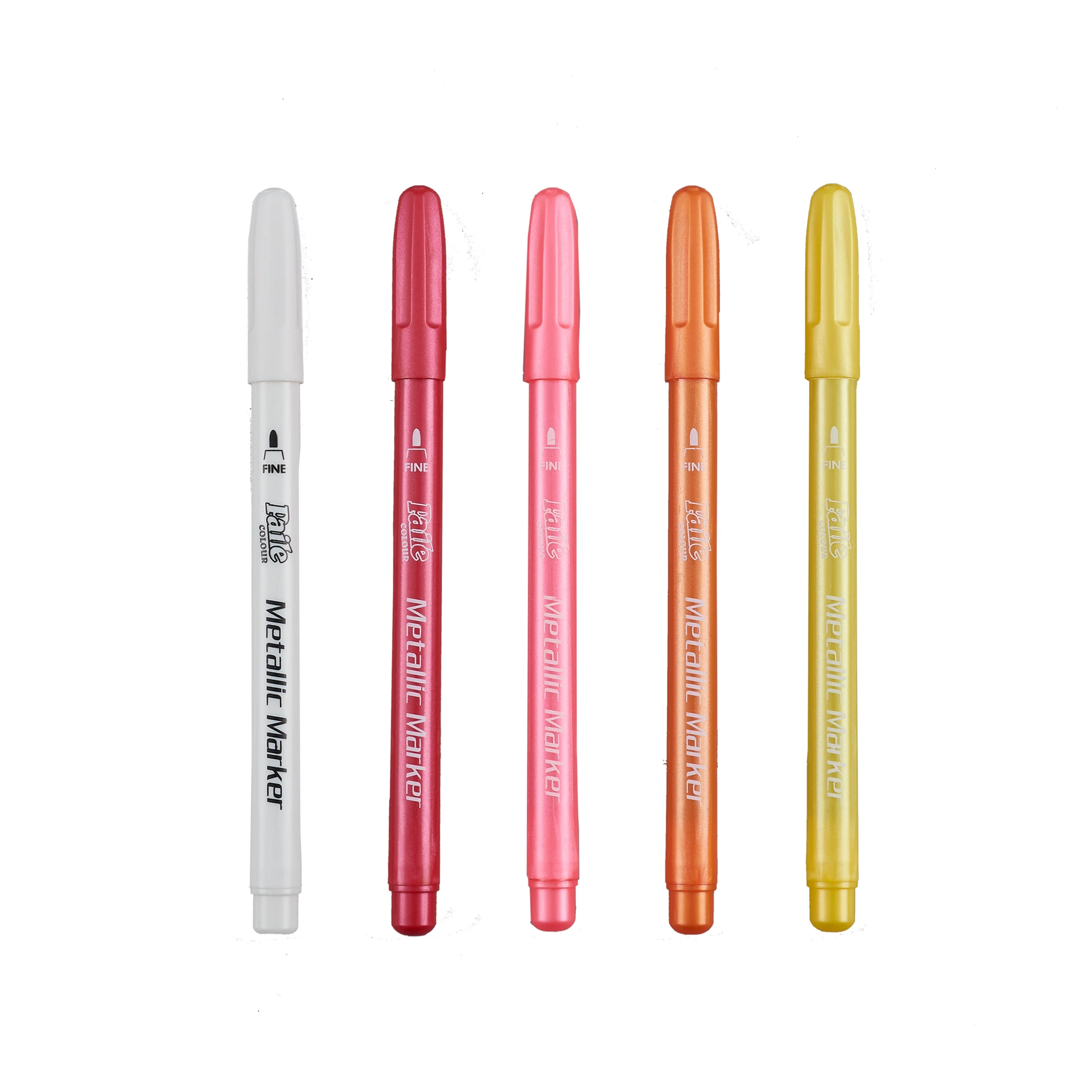 10 Colors Metallic Marker Pens Set Glitter Marker Premium Paint Pens for Black Paper, Glass, Rock Painting