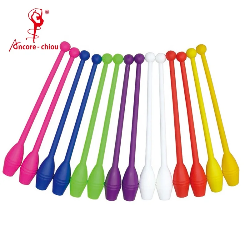 Manufacturer direct Customizable Rhythmic Gymnastics Clubs Unicolor 36cm PP