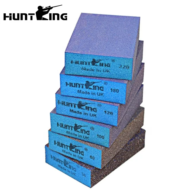 Sandpaper Sponge Block Wet & Dry Foam Sanding Sponge sandpaper on wood Medium Grit 120 Sanding Sponges