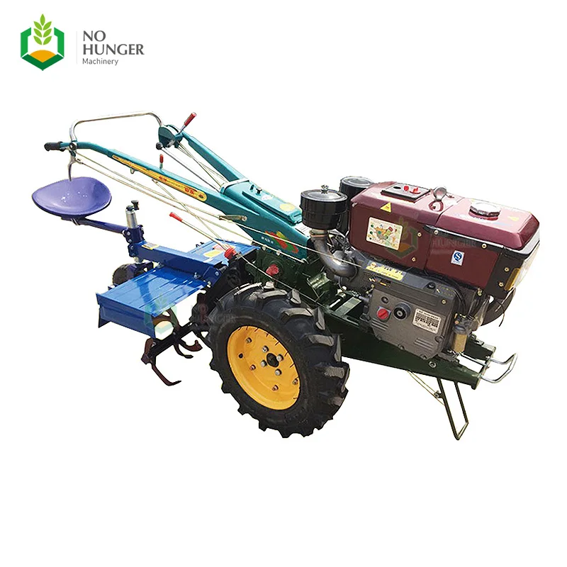 Walking Tractor For Single Plough Of Seat Power Harrow Rotary Tiller