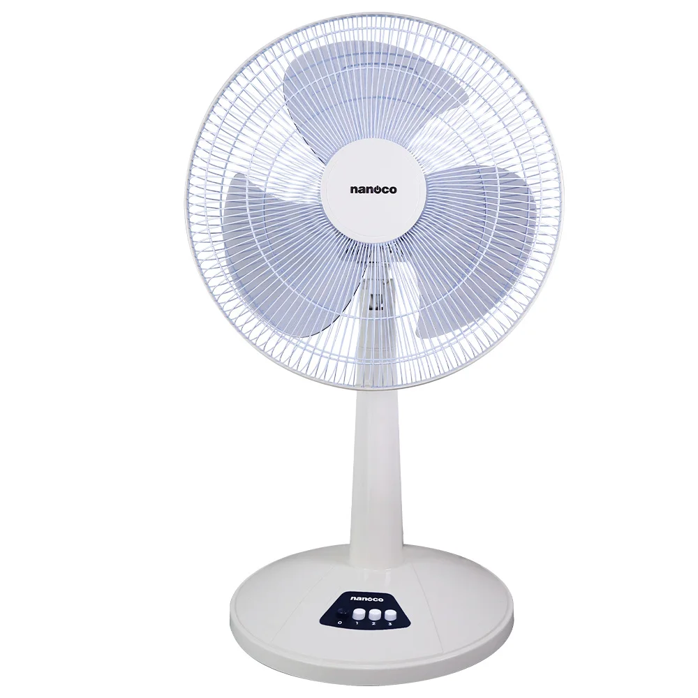 Nanoco NLF1623 Living Fan with Remote Control Top 1 Supplier in Vietnam Copper Wire Motor Sleeve Bearing 3 Blades Household Use