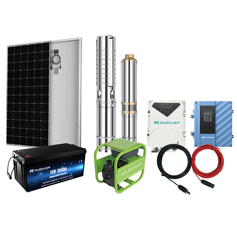 750W Solar Farm Water Pump Manufacturers Solar Powered Irrigation System 1 HP 2HP dc Solar Energy Water Pump For Agriculture