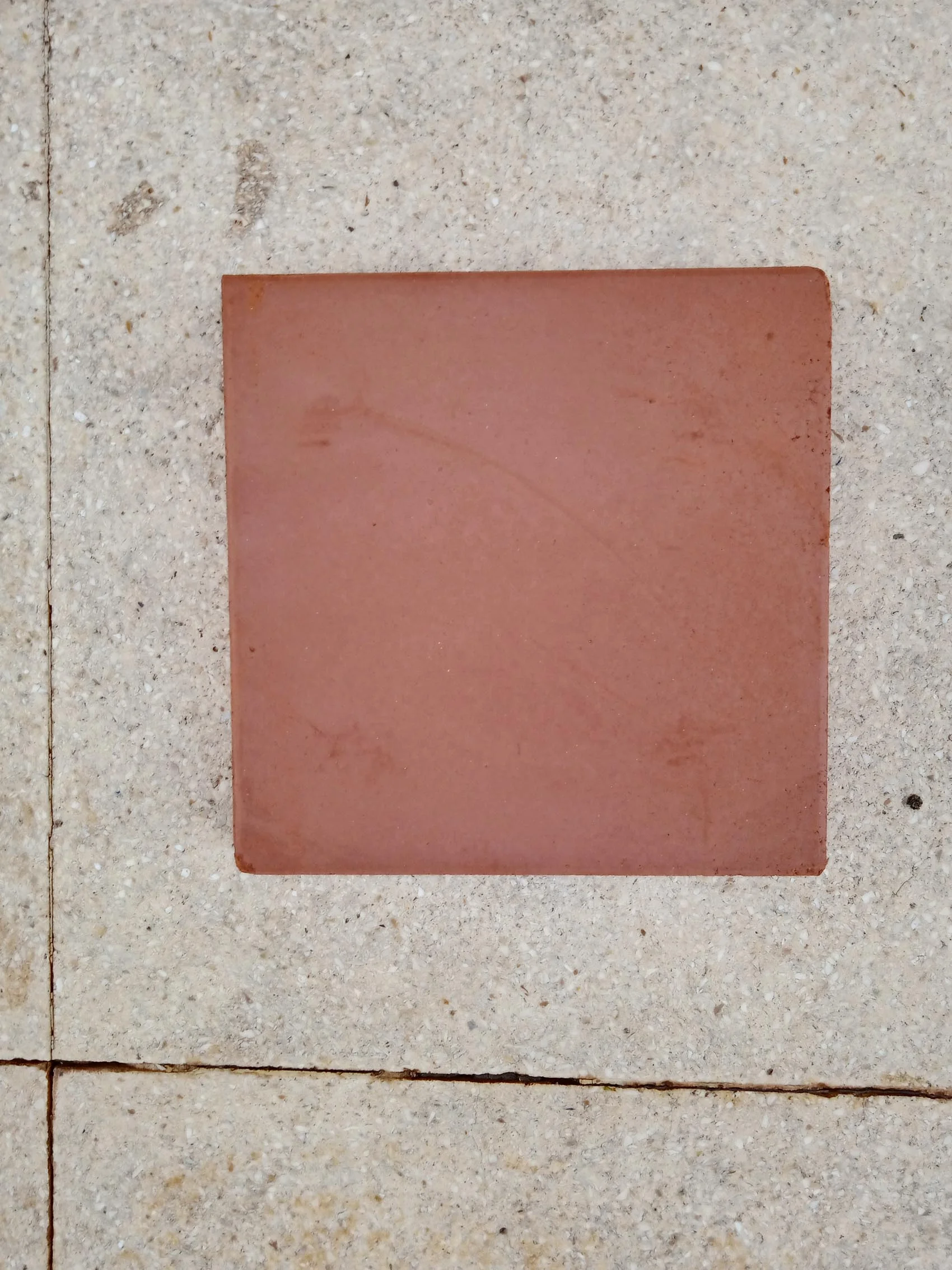 6X6 inch Red clay terracotta wall cladding and clay floor tiles for garden indoor outdoor floor and wall brick covering cladding