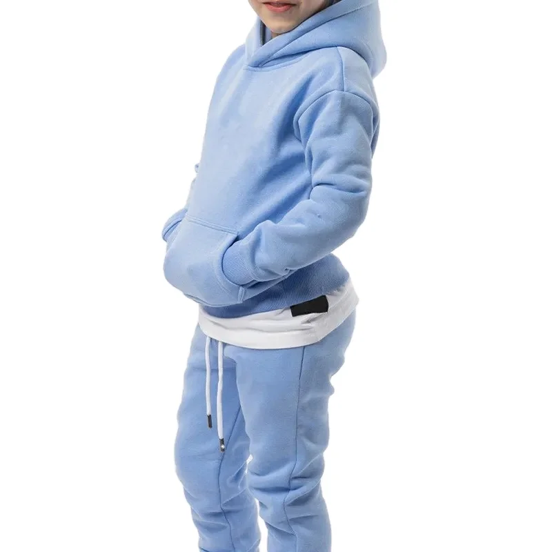Wholesale toddler clothes Cotton Material children hoodie set Kids jogger sets customized High Quality sets boy kids tracksuit