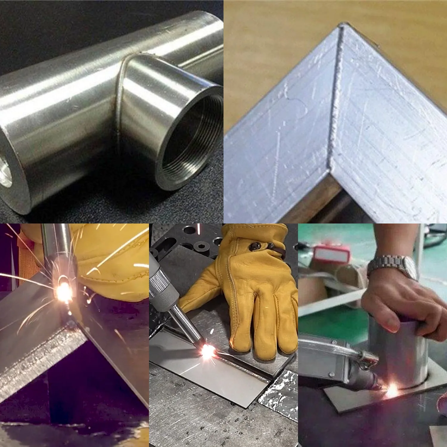 Portable mini laser weld machine for metal 10mm welded steel pipes manual air cooling handheld laser welding machine