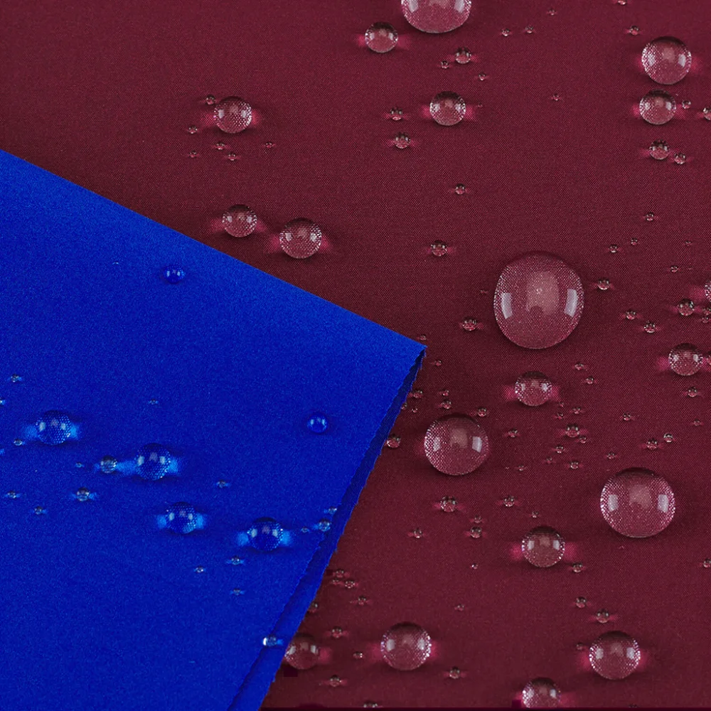 Spot direct sales memory cloth T800 plain waterproof polyester windbreaker jacket cotton coat down jacket fabric