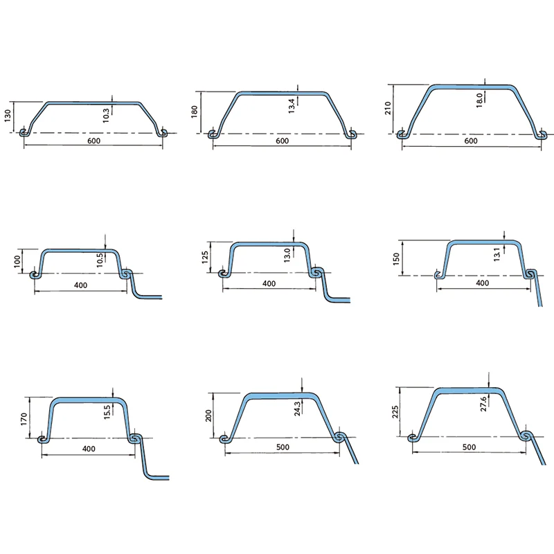 Jinxi vinyl sheet pile cost hot rolled concrete u shaped steel piles to Korea