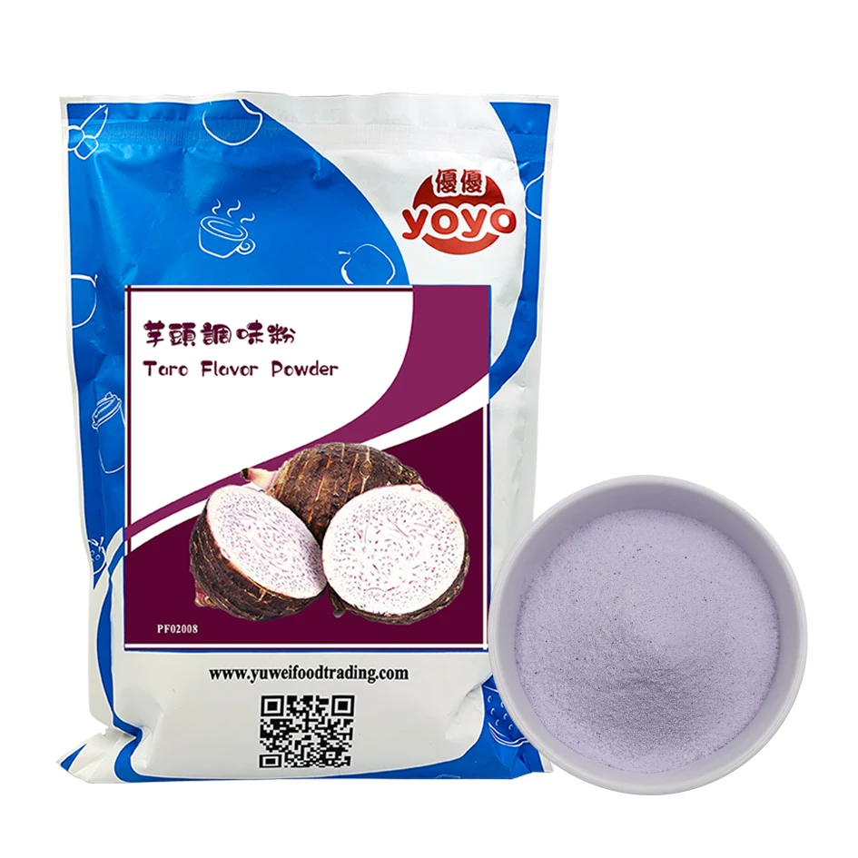 Taro Flavor Milk Tea Instant Powder Drink From Taiwam