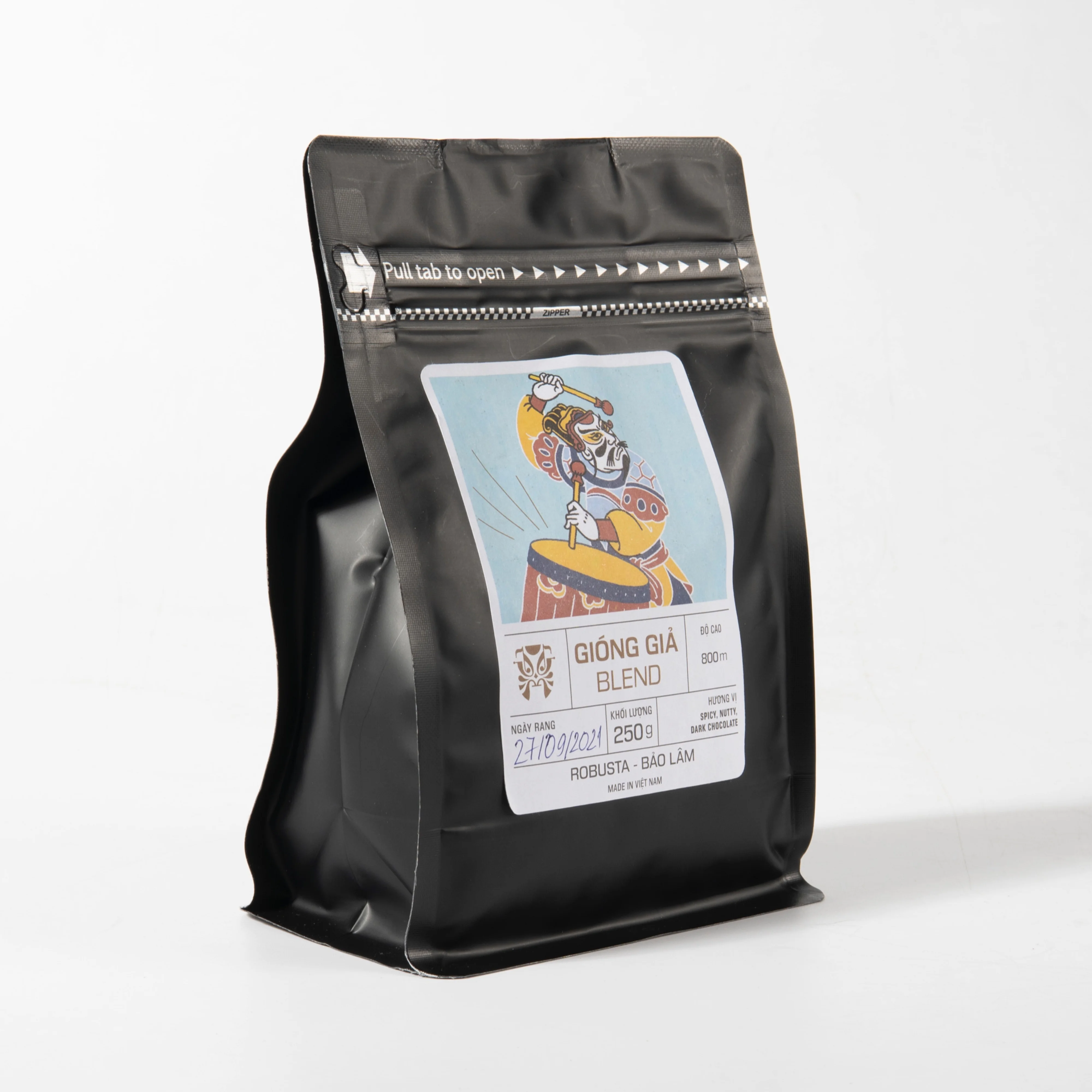 Исключительный кофе 100%, высококачественные сырые кофейные зерна ROBUSTA по разумной цене, классическая смесь Giong Gia