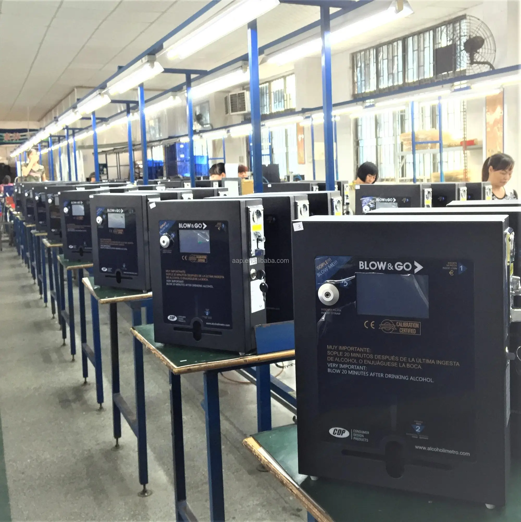 wall mount  factory new design Coins operated Alcohol test Multimedia Machine Breathalyzer