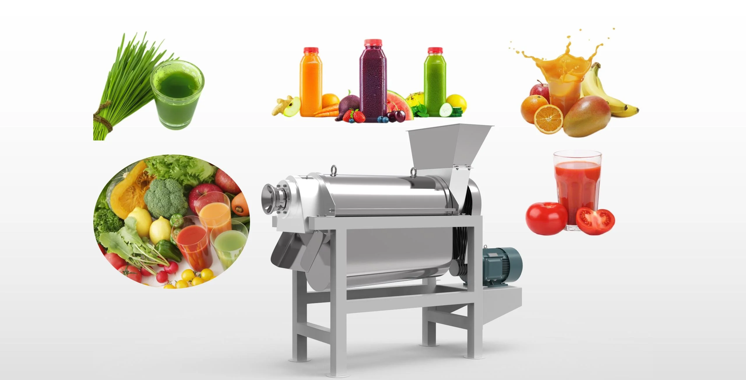 BRENU Mango Pulp Making Industrial Juicer For Fruits And Vegetables Commercial Juice Maker Juicing Machine