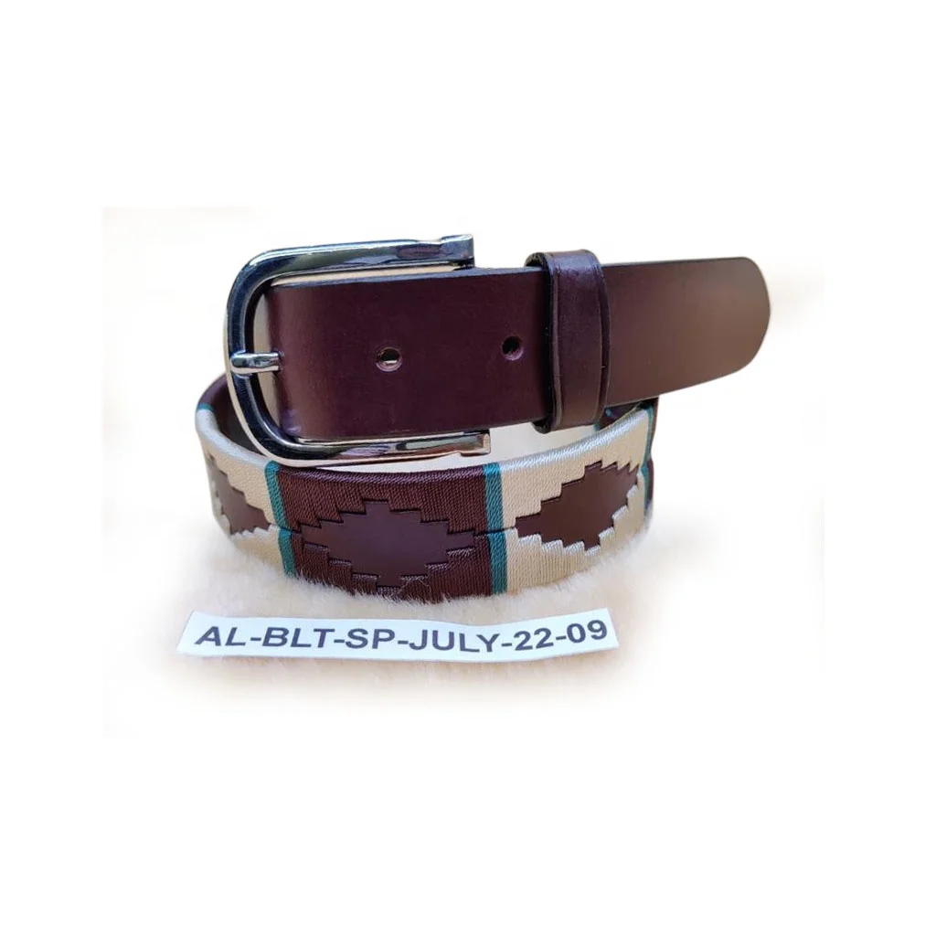UNISEX LEATHER POLO BELT FOR MEN & WOMEN PERSONALIZE MULTI COLOR POLO STITCTHED AT WHOLESALE FACTORY PRICE