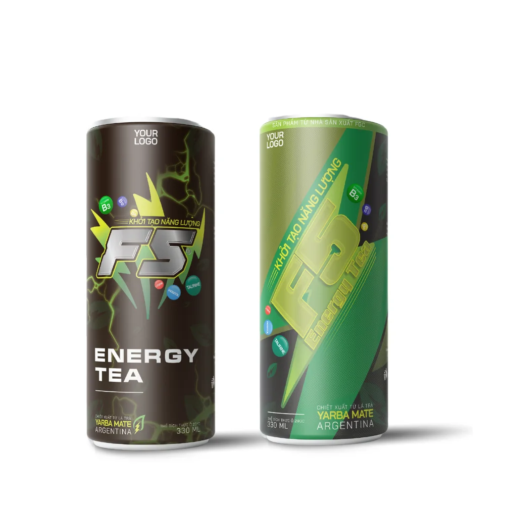 Factory Price Energy Drink Bottle Protein Easy to drink Tea Blend Halal Drinks Custom Boxes With Logo Packaging